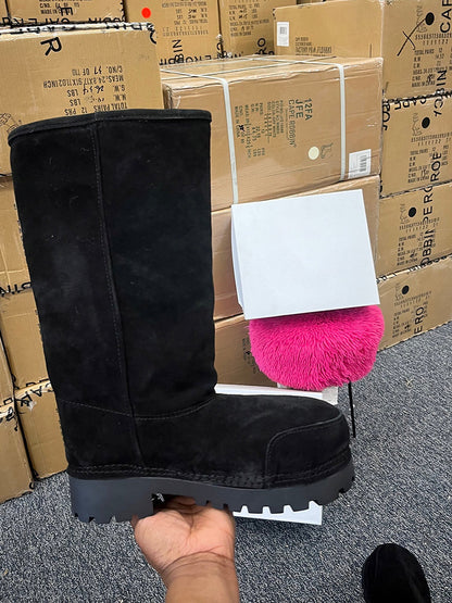 Suede Big Toe Snow Boots