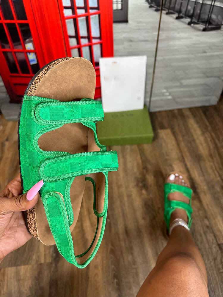 Velcro Flat Sandals