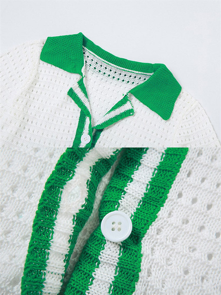 Crochet Mini Dress - ECHOINE