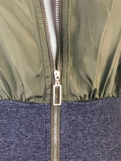 Zipper Bodycon Mini Dress - ECHOINE