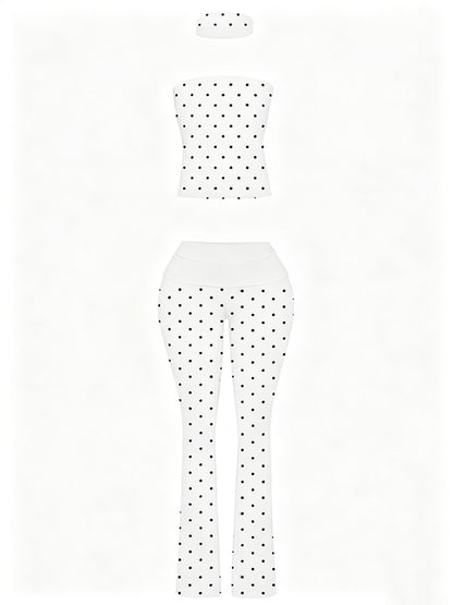 Brunch Polka Dot Pant Set W/Headband