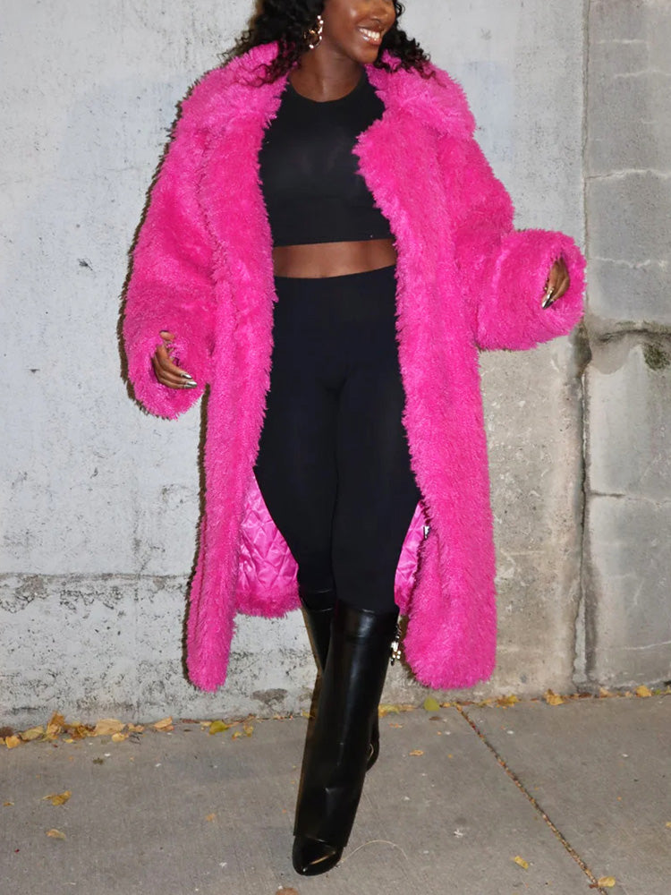 Mongolian Fur Long Coat