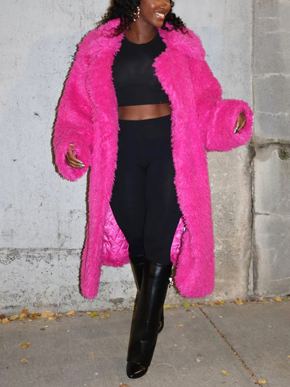 Mongolian Fur Long Coat