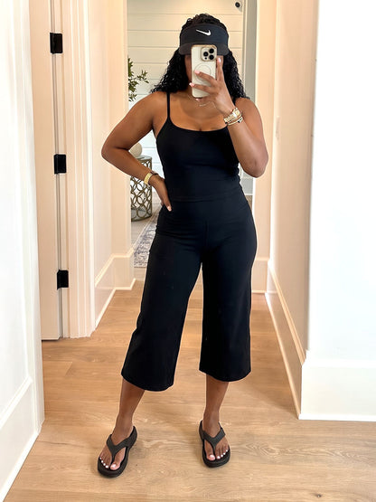 Soft Cami Top & Wide Capri Pants Lounge Set