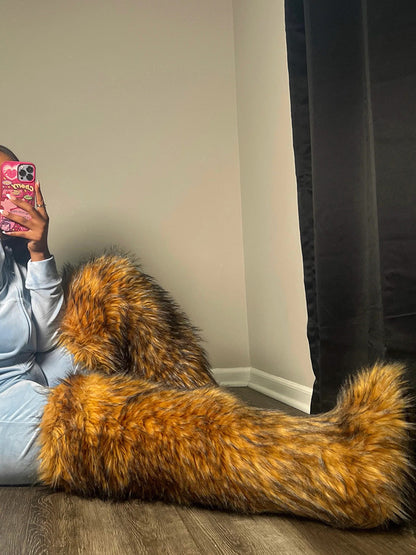 Bottes en fausse fourrure