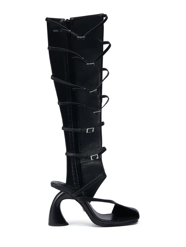 Open Toe Buckle Strap Gladiator Sandals