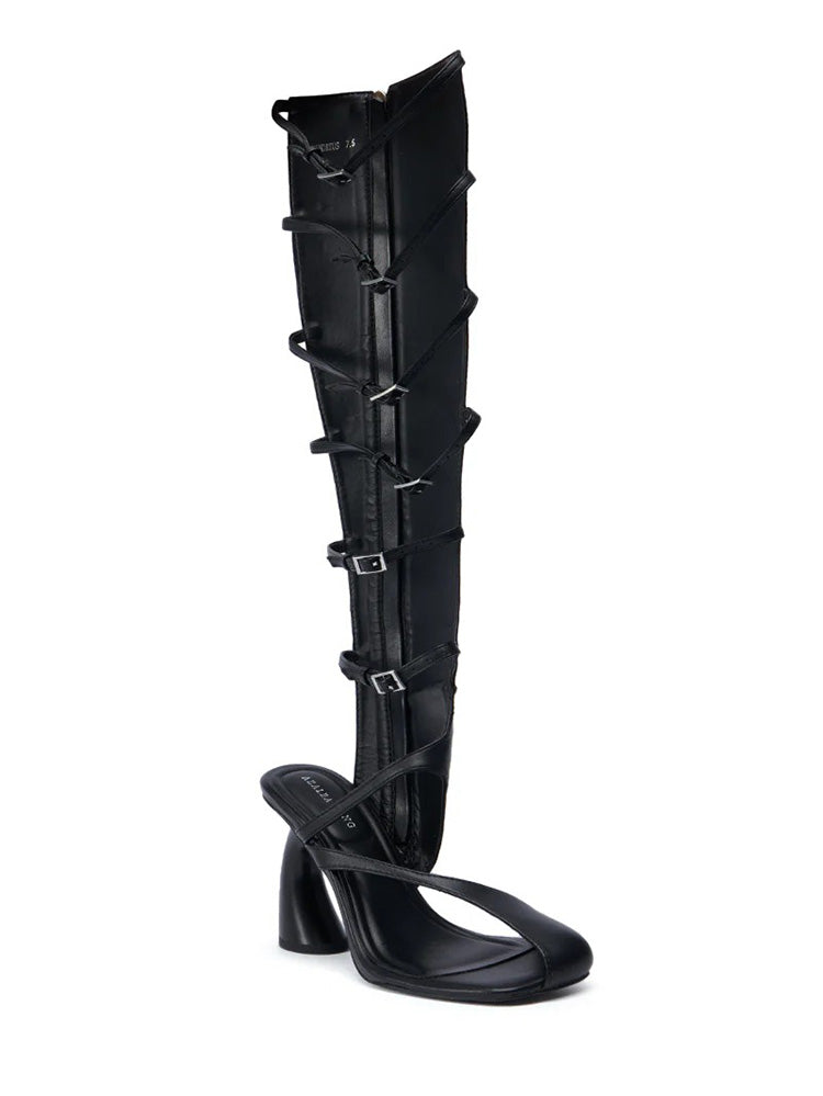 Open Toe Buckle Strap Gladiator Sandals