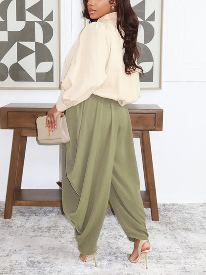 Statement Drape Pants
