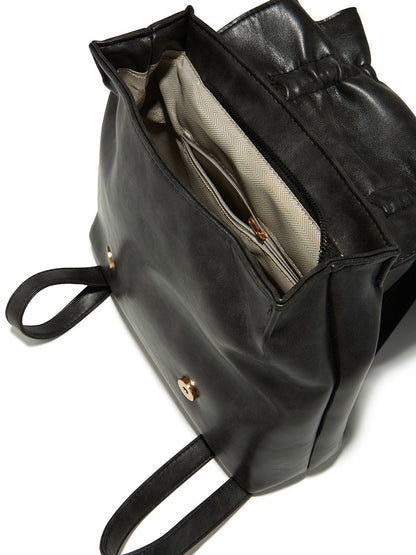 Leather Bow Backpack