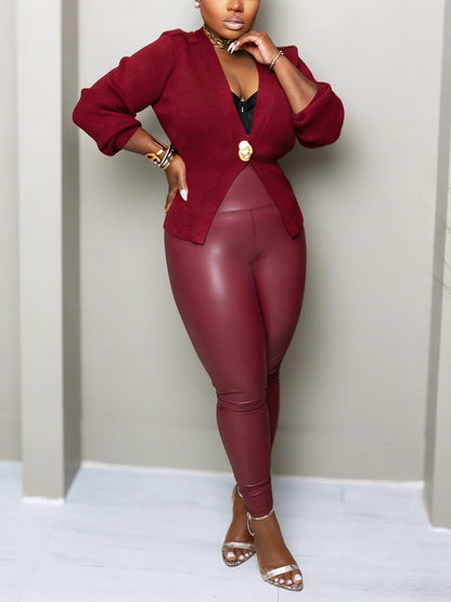 Knit Golden Button Cardigan