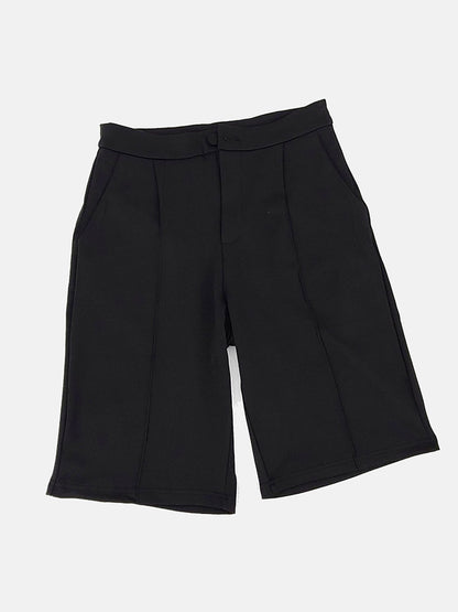 Casual Solid Lapel Collar Blazer Shorts Set - ECHOINE