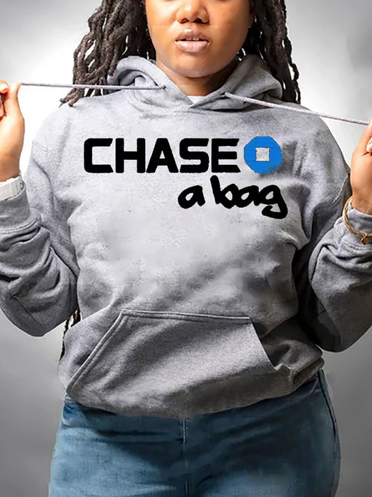 Chase A Bag Hooded Sweatshirt - ECHOINE