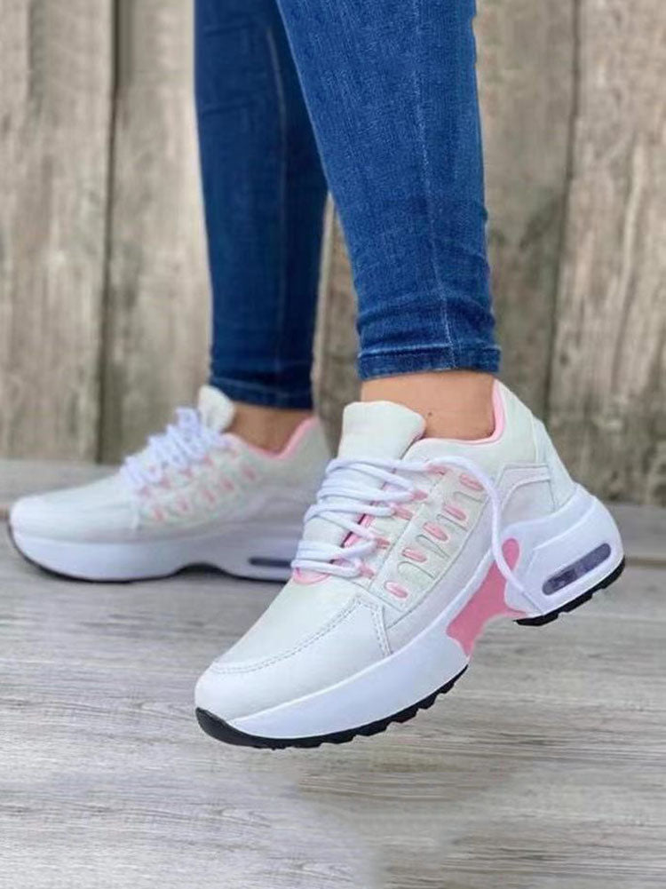 Casual Lace-Up Sneakers - ECHOINE