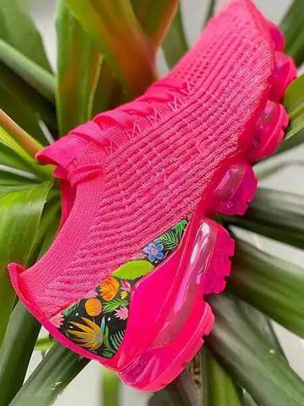 Air Cushion Flower Sneakers - ECHOINE