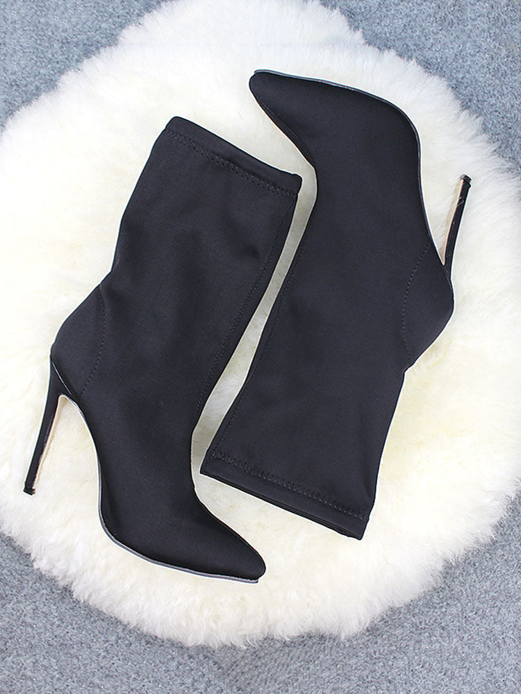 Pointed Toe Ankle Boot - ECHOINE