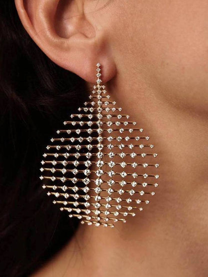 Geometric Hollow Out Single Earring (Not a pair) - ECHOINE