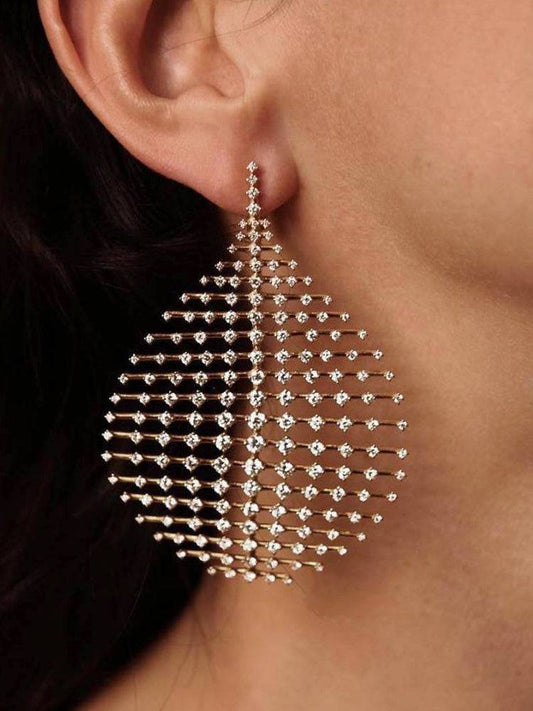 Geometric Hollow Out Single Earring (Not a pair) - ECHOINE