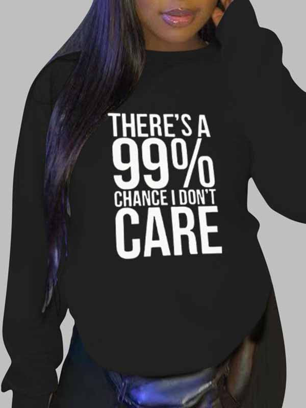 There's A 99% Chance Sweatshirt - ECHOINE