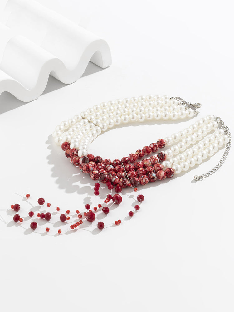 Pearls Tassel Necklace - ECHOINE