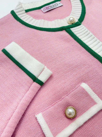Knitted Button Cardigan - ECHOINE