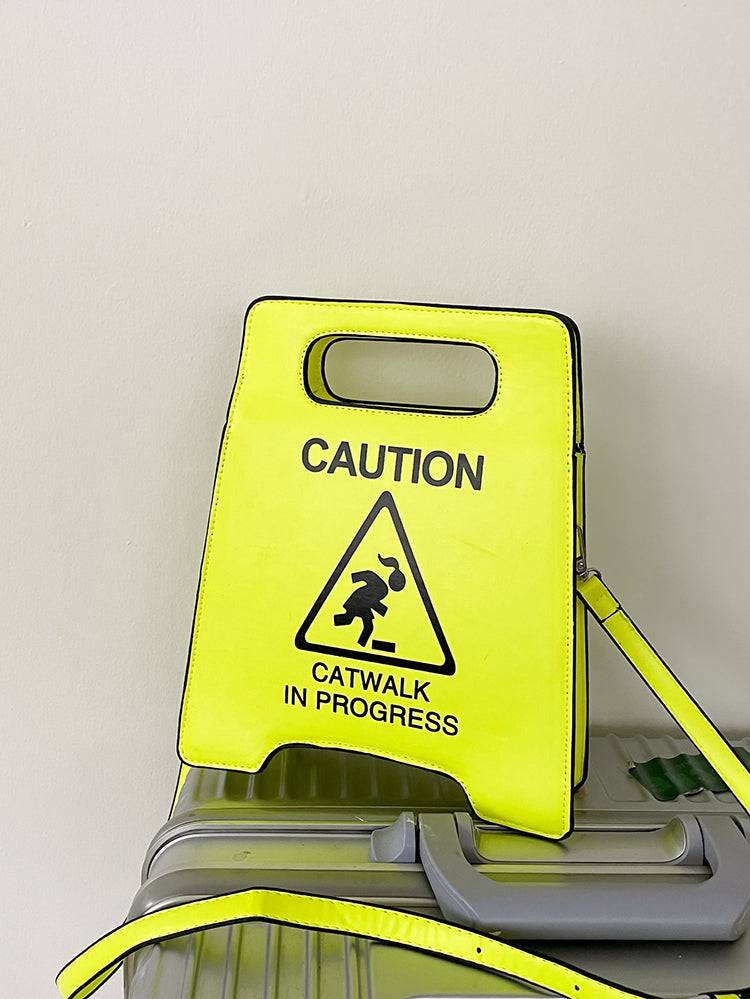 Warning Sign Design Bag - ECHOINE