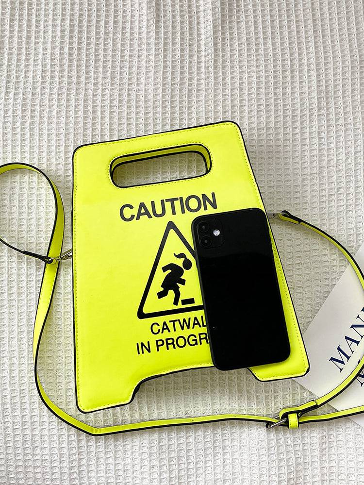Warning Sign Design Bag - ECHOINE