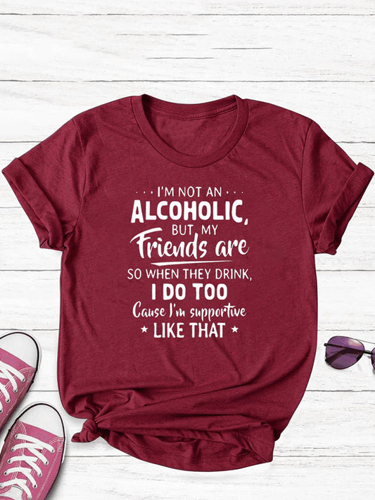 I'm Not An Alcoholic Tee - ECHOINE