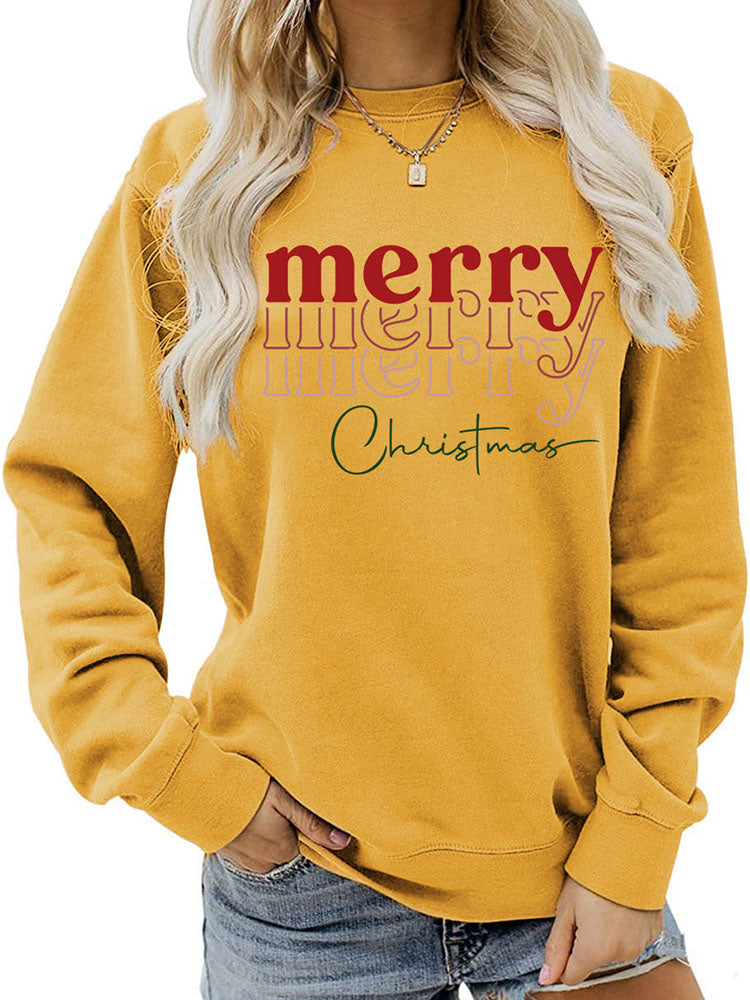 Merry Christmas Sweatshirt - ECHOINE