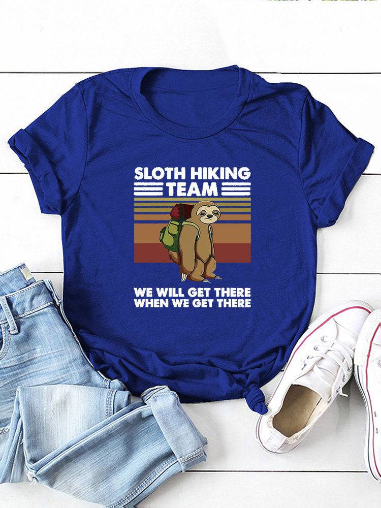 Sloth Hiking Team Tee - ECHOINE