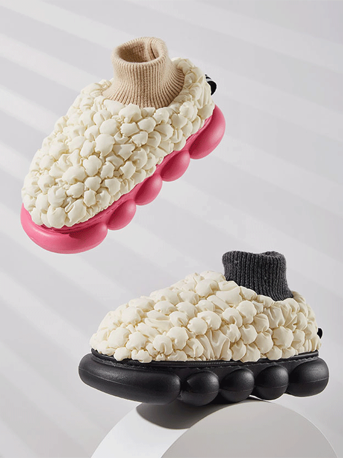 Cobblestones Knitted Ankle Boots - ECHOINE