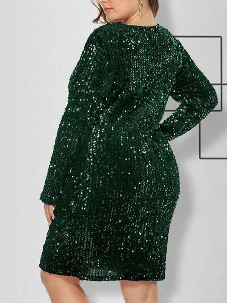 Glitter Sequin Dress - ECHOINE