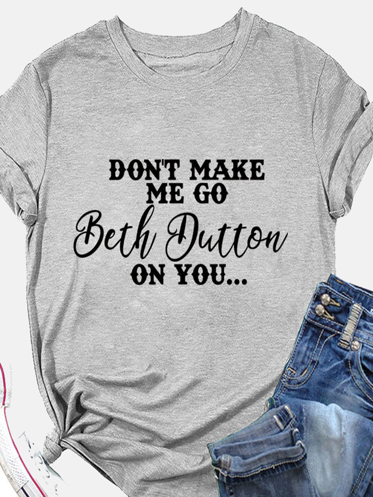 Beth Dutton On You Tee - ECHOINE