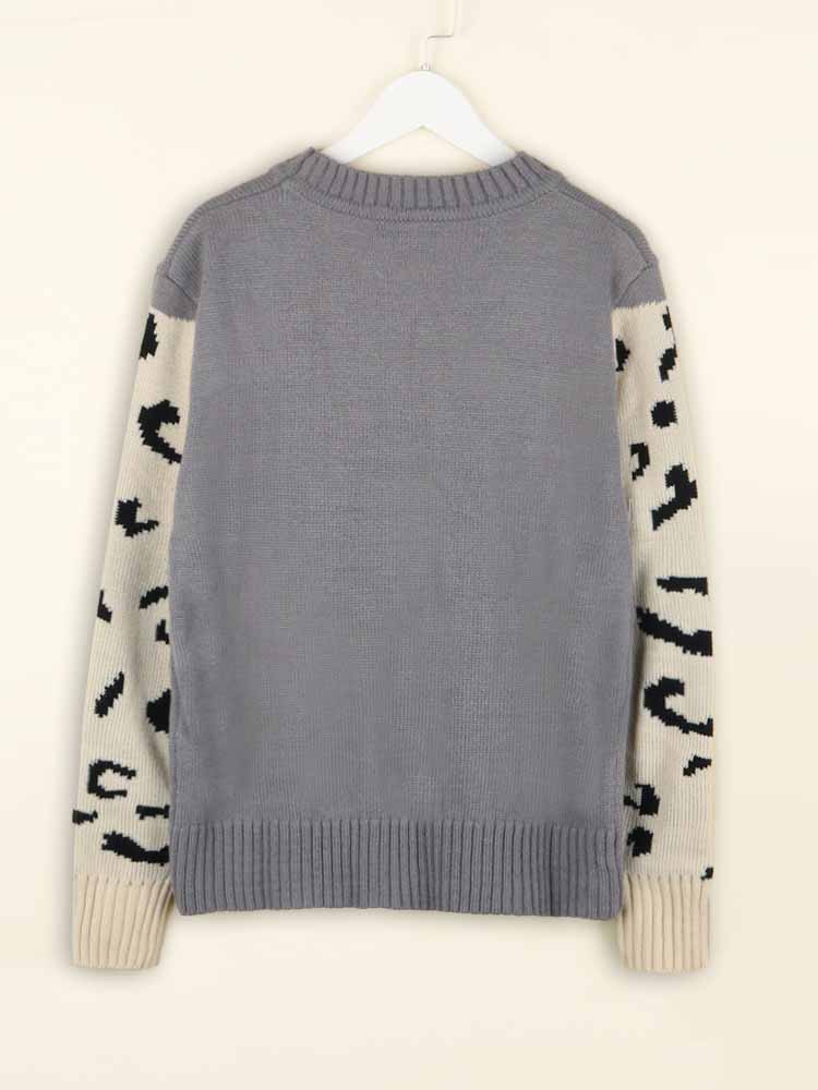 Leopard Knit Sweaters - ECHOINE