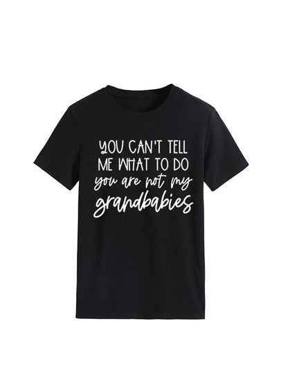 You Can't Tell Me What To Do Tee - ECHOINE