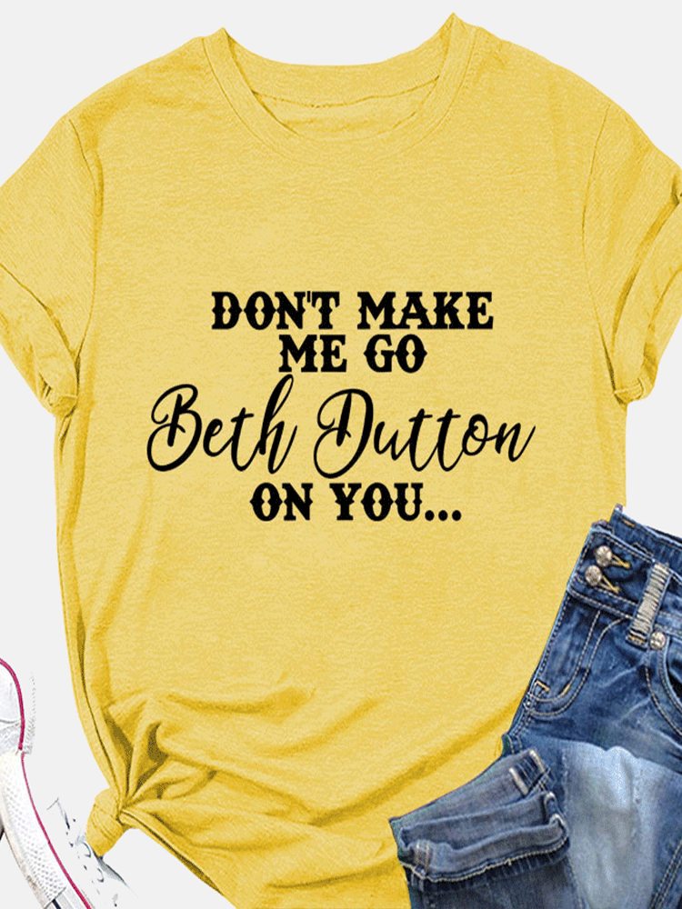 Beth Dutton On You Tee - ECHOINE