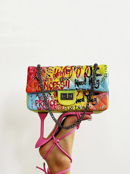 Graffiti Crossbody Bag - ECHOINE