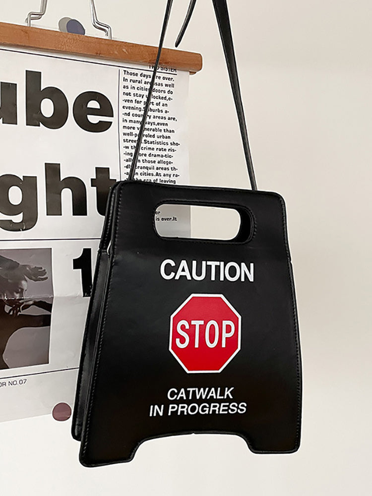 Warning Sign Design Bag - ECHOINE