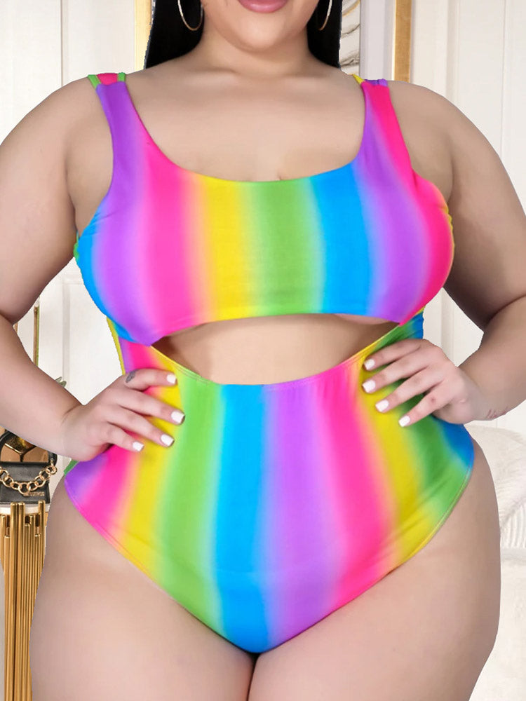Color Swimsuit With Cover Up - ECHOINE