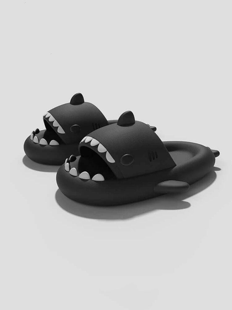 Unisex Casual Shark Slides - ECHOINE