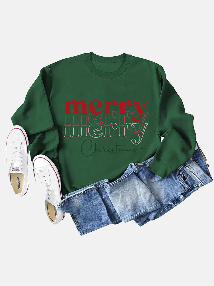 Merry Christmas Sweatshirt - ECHOINE