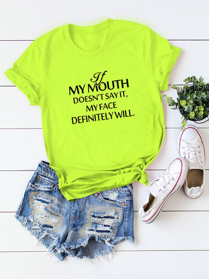 My Mouth Doesn't Say It Tee - ECHOINE