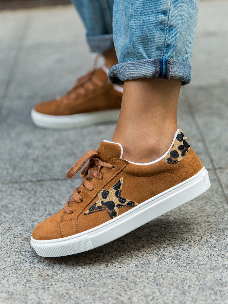 Star Leopard Casual Sneaker - ECHOINE