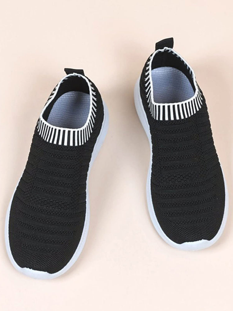 Mesh Breathable Slip-on Sneakers - ECHOINE