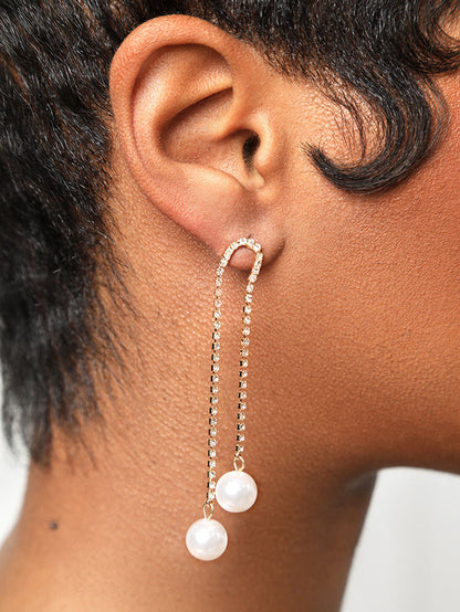 Pearl Tip Drop Earrings - ECHOINE